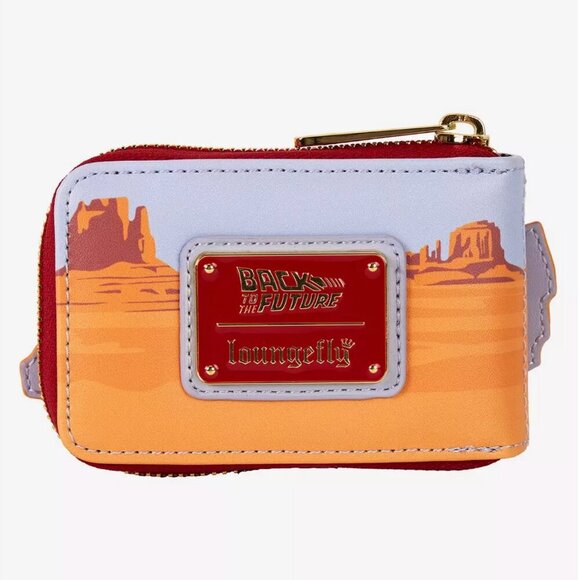 Loungefly Back to the Future 40th Anniversary DeLorean Accordion Wallet NWT - Picture 2 of 3